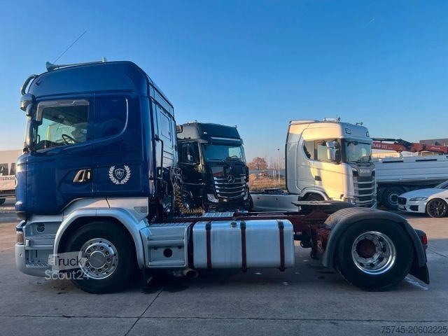 Standard dragbil SCANIA R410 * KIPPHYDRAULIK * ALCOA * 2X TANK *RETARDER