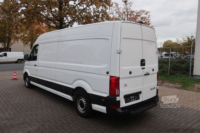 Šaldytuvo kėbulo furgonas MAN TGE 3.180 1.Hand / Kühlkastenwagen Maxi / FN:166