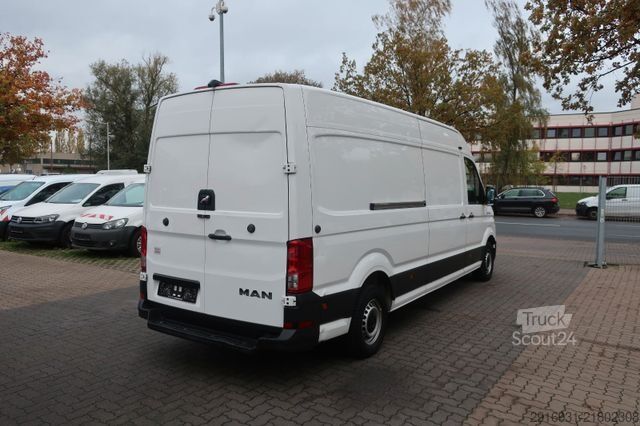 Šaldytuvo kėbulo furgonas MAN TGE 3.180 1.Hand / Kühlkastenwagen Maxi / FN:166
