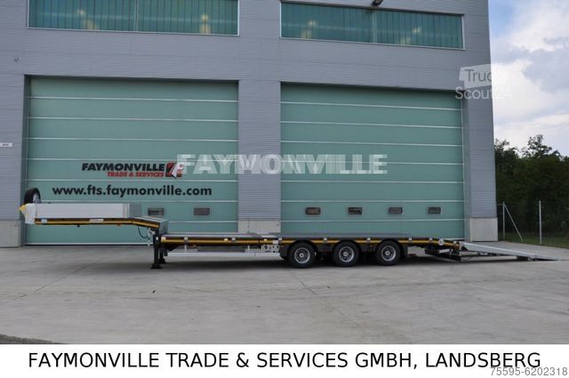LÄglastarslÀpvagn FAYMONVILLE Satteltieflader MAX100-N-3B-9.30-U