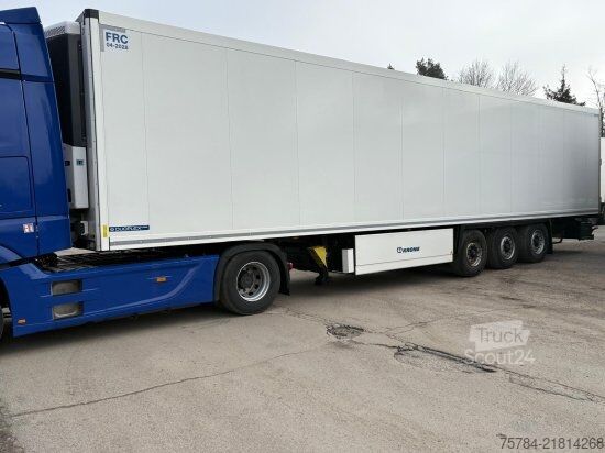 شبه مقطورة مبردة KRONE 3-ACHS BLUMENBREITE, THERMOKING SLX 300, DOPPELST, LIFT, MIETKAUF MGL.