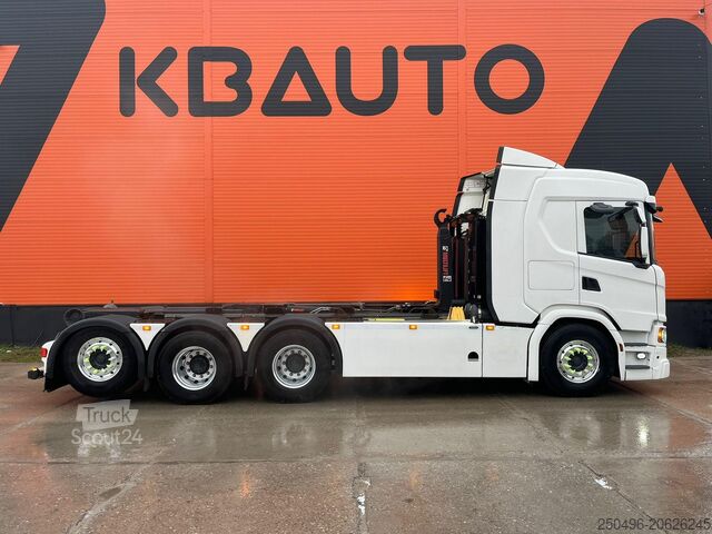 Kablio rankenos sistema Scania G 410 8x4*4 MULTILIFT 21 ton / L=5560 mm / RETA...
