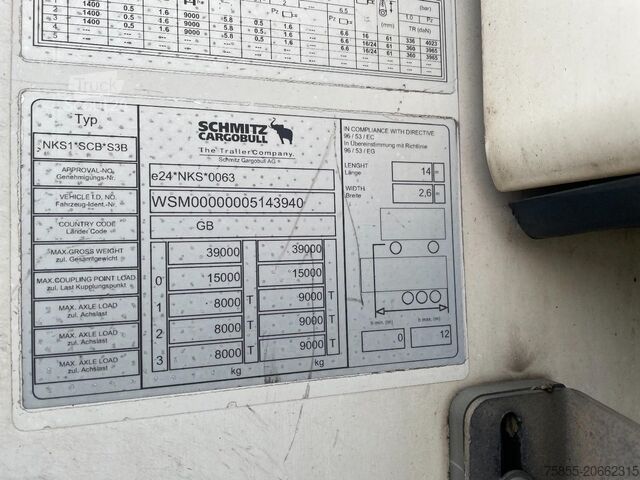 Kühl-/Tiefkühltransport Schmitz Cargobull Fridge Thermoking SLXe Spectrum / Multitemp / S...