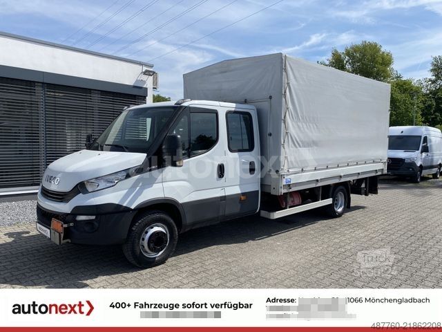 Verhollinen pakettiauto IVECO Daily 70C18H DoKa *Werkstatt* LBW+7-SITZE (5268)