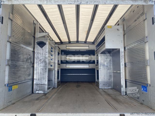 Verhollinen pakettiauto IVECO Daily 70C18H DoKa *Werkstatt* LBW+7-SITZE (5268)