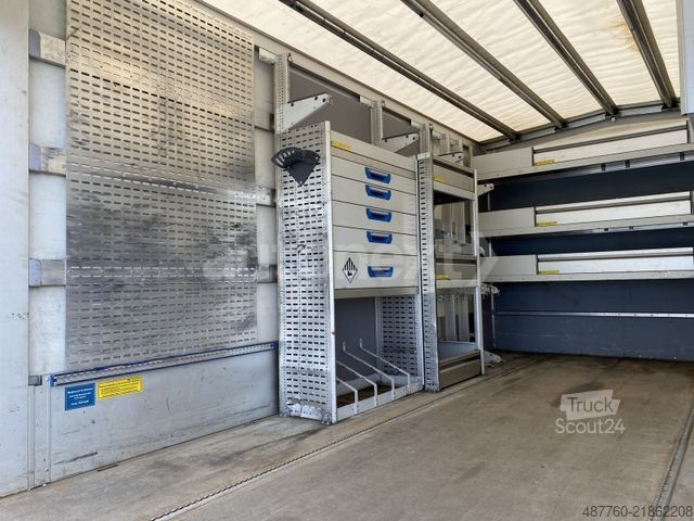 Tentinė furgonė IVECO Daily 70C18H DoKa *Werkstatt* LBW+7-SITZE (5268)