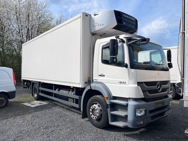 Camion refrigerato MERCEDES-BENZ Axor 1824 Koffer 7,90 m LBW Klima 4 x vorhanden