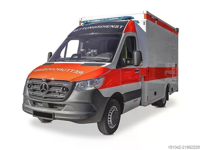 Samochód strażacki MERCEDES-BENZ Sprinter Rettungswagen