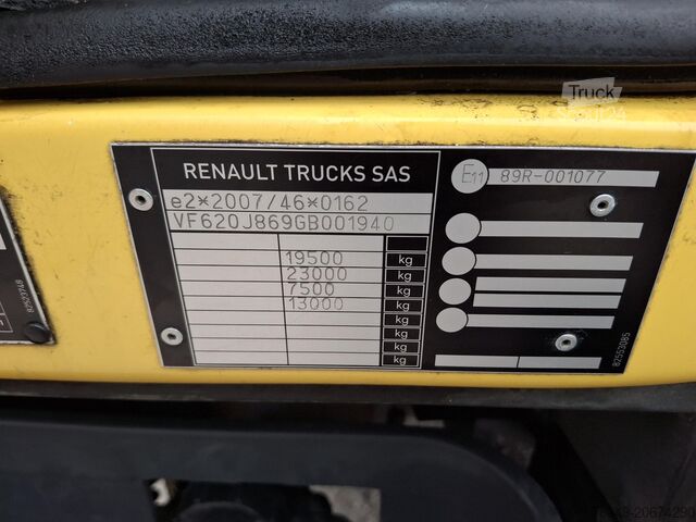 Kasa kamyonu RENAULT D19 WIDE 280 - E6