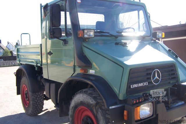 Самосвал-фургон UNIMOG 408kipper**TURBO