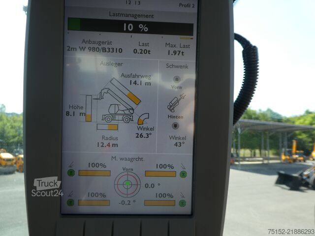 Teleskopiske håndterere JCB 558-260 R Drehbarer Teleskoplader