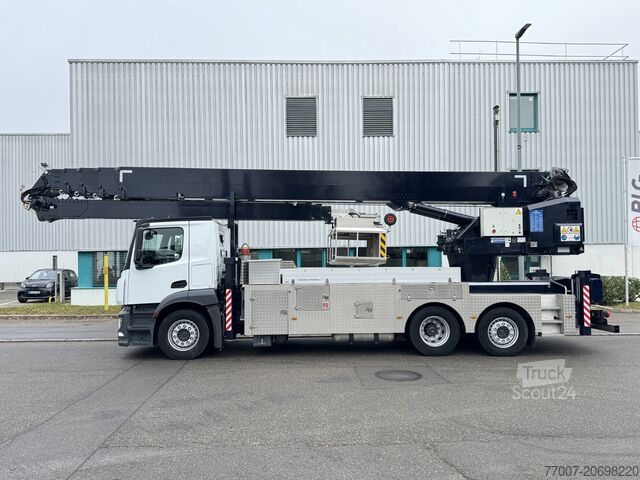 Camión con grúa KLASS 1100 RHX + plataforma Mercedes-Benz Actros 2540 Kran Klaas K1100 RHX 60m+Büh