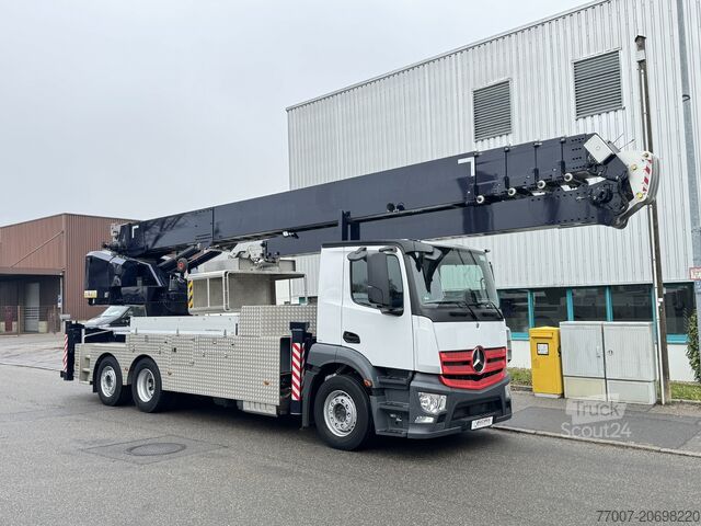 Camión con grúa KLASS 1100 RHX + plataforma Mercedes-Benz Actros 2540 Kran Klaas K1100 RHX 60m+Büh