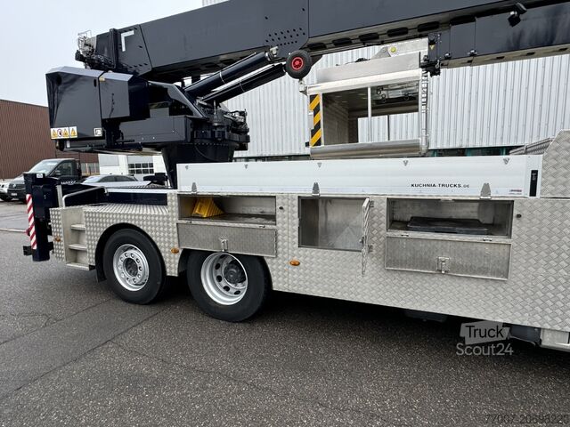 Camión con grúa KLASS 1100 RHX + plataforma Mercedes-Benz Actros 2540 Kran Klaas K1100 RHX 60m+Büh