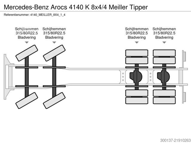 Kipper Mercedes-Benz - Mercedes-Benz Arocs 4140K 8x4 | Mining Tipper...
