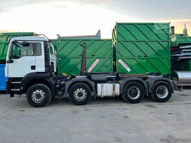 Roll-off tipper truck MAN MAN TGS 35.480 SCARRABILE USATO 8X4