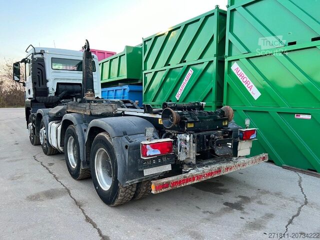 Roll-off tipper truck MAN MAN TGS 35.480 SCARRABILE USATO 8X4