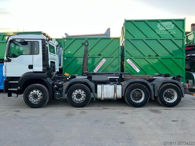 Roll-off tipper truck MAN MAN TGS 35.480 SCARRABILE USATO 8X4