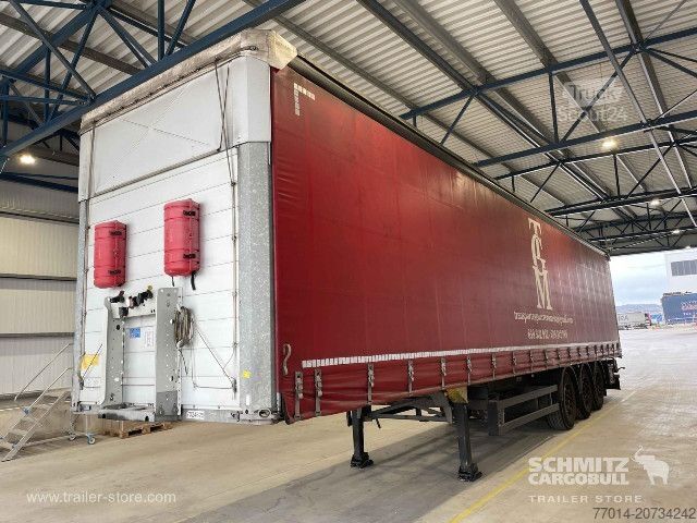 Open semitrailer with tarp Schmitz Cargobull Curtainsider Coil