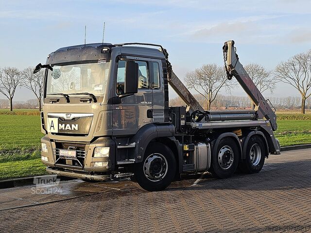 Containertransport (portaalarmsysteem) M.A.N. 26.430 TGS MEILLER