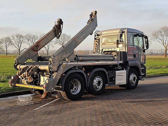 Containertransport (portaalarmsysteem) M.A.N. 26.430 TGS MEILLER