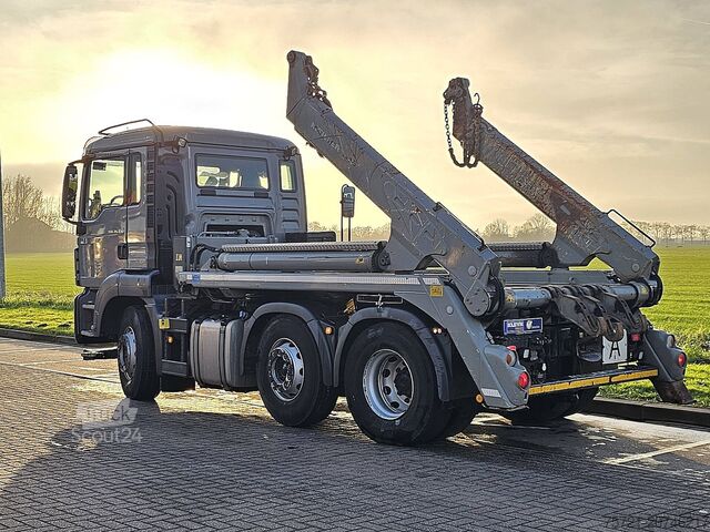 Containertransport (portaalarmsysteem) M.A.N. 26.430 TGS MEILLER