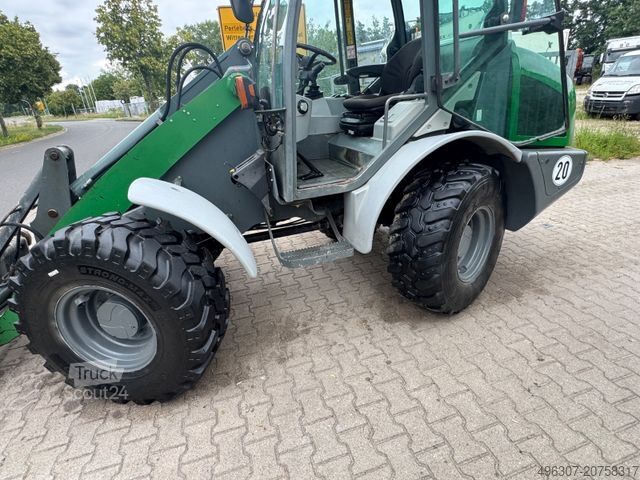 Riteņu iekrāvējs KRAMER Radlader 850 / 4x4 Klappschaufel+Gabel *TOP*