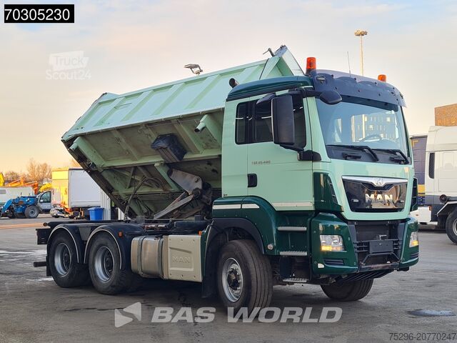 Kipper MAN TGS 26.480 6X6 13 m³ 2-way tipper Tarpaulin 6x6...