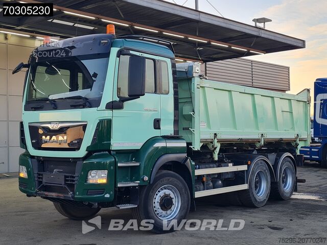 Kipper MAN TGS 26.480 6X6 13 m³ 2-way tipper Tarpaulin 6x6...