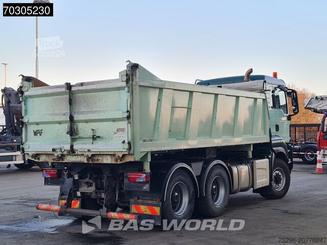 Kipper MAN TGS 26.480 6X6 13 m³ 2-way tipper Tarpaulin 6x6...