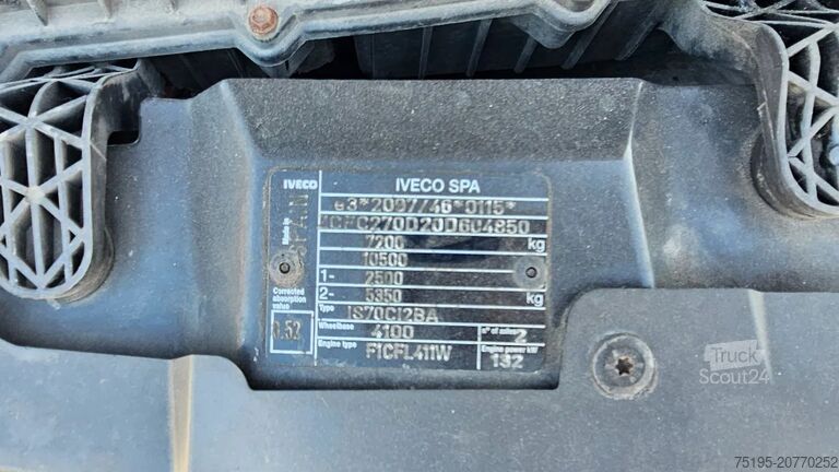 Chasis con cabina Iveco Daily IS70C12BA