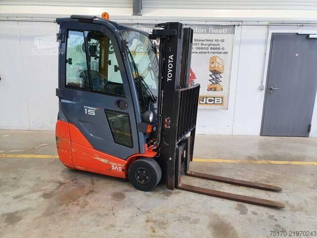 Gaffeltruck Toyota 8FBET15 / Batterie  HH: 4.3m! / 2.849h