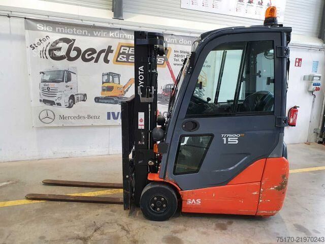 Gaffeltruck Toyota 8FBET15 / Batterie  HH: 4.3m! / 2.849h