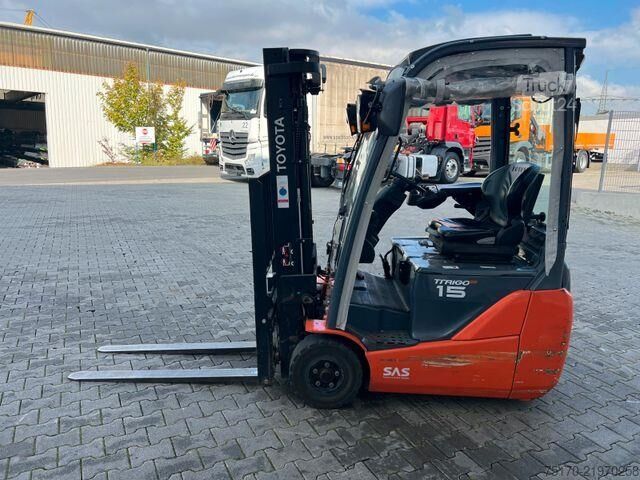 Gaffeltruck Toyota 8FBET15 / Triplex: 4.30m / nur 1.187h! / SS