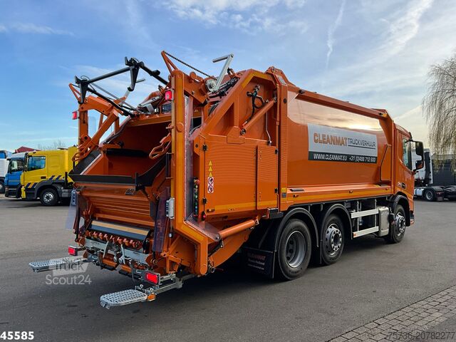 مركبة جمع النفايات DAF FAG XD 340 Euro 6 Geesink 20m³ Welvaarts weighi...