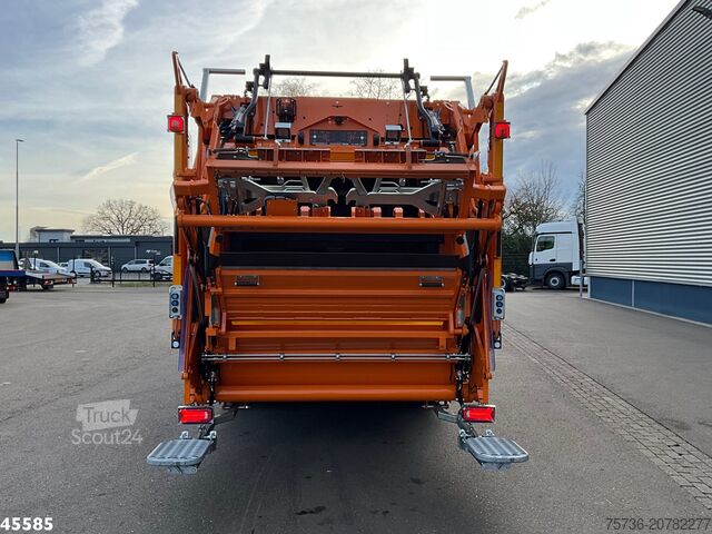 مركبة جمع النفايات DAF FAG XD 340 Euro 6 Geesink 20m³ Welvaarts weighi...