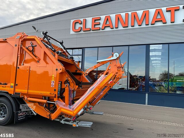 مركبة جمع النفايات DAF FAG XD 340 Euro 6 Geesink 20m³ Welvaarts weighi...