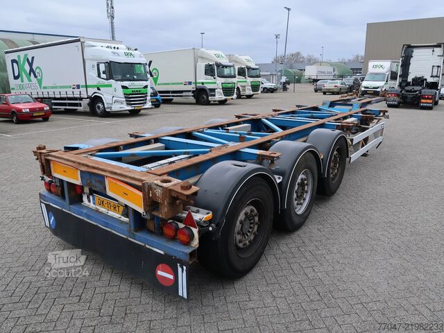 Transport de conteneurs Van Hool O4, ADR, 3 Axle SAF, NL Trailer