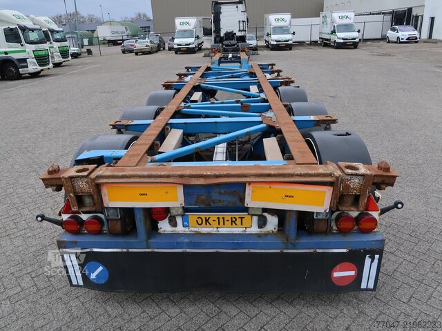 Transport de conteneurs Van Hool O4, ADR, 3 Axle SAF, NL Trailer