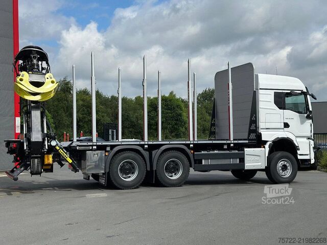 Μεταφορέας ξυλείας MAN TGS 33.520 6x4 BL 3900 Kurzholz Plattform Aufbau