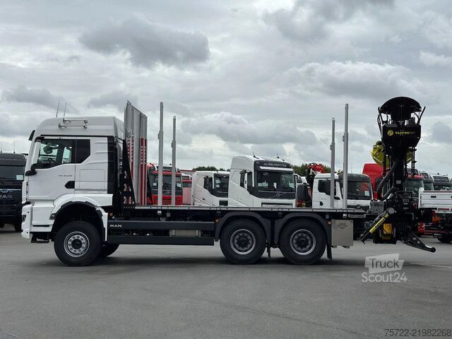 Μεταφορέας ξυλείας MAN TGS 33.520 6x4 BL 3900 Kurzholz Plattform Aufbau