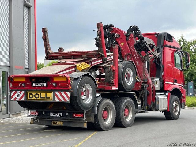 Μεταφορέας ξυλείας Mercedes-Benz Arocs 3358 6x4 BB mit EpsilonS290Z96 DOLL RATIO+