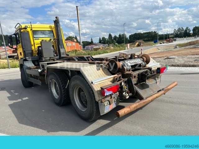 Camion benne à bras amovible MAN 26.480 Euro 5 Schaltgetriebe 6x6  Hydrodrive