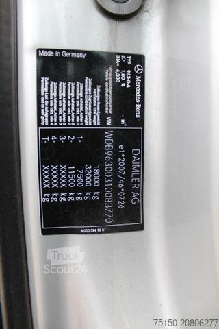 Autocarro con pianale e telone MERCEDES-BENZ 1830 4x2 LL - Pritsche 7,05 m - Nr.: 770