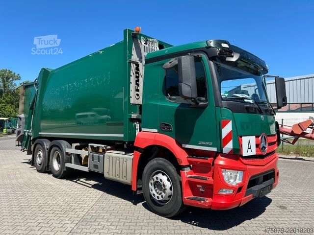 Müllwagen MERCEDES-BENZ Antos 2533 / Faun VarioPress 527 + Schüttung