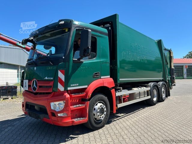 Müllwagen MERCEDES-BENZ Antos 2533 / Faun VarioPress 527 + Schüttung