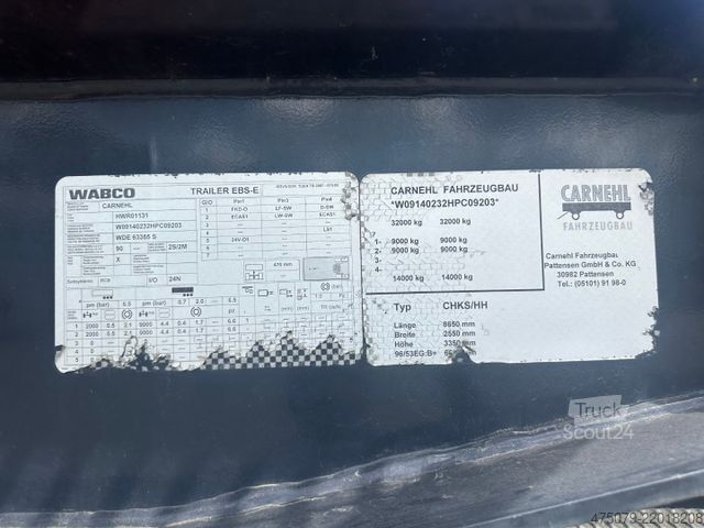 Standartinis vilkikas MERCEDES-BENZ Actros 3344 AS / Kipper / Abroller / Auflieger