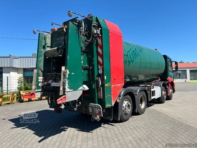 Smetiarske vozidlo MERCEDES-BENZ Arocs 3240 / 8x4x6 / Faun Rotopress 525 L