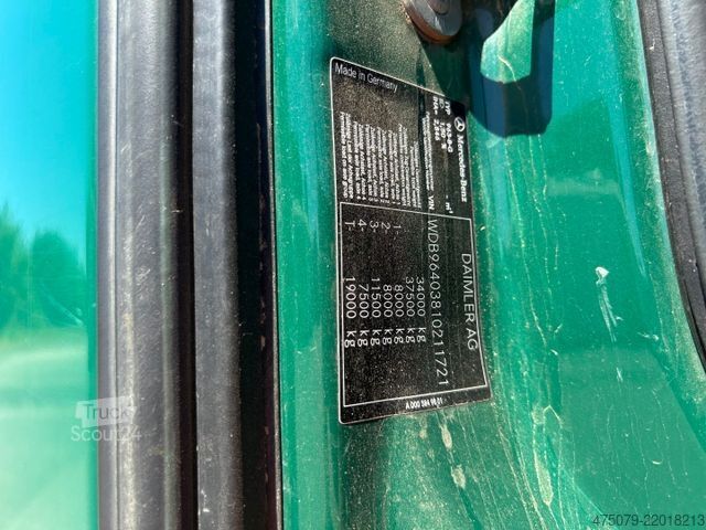 Smetiarske vozidlo MERCEDES-BENZ Arocs 3240 / 8x4x6 / Faun Rotopress 525 L