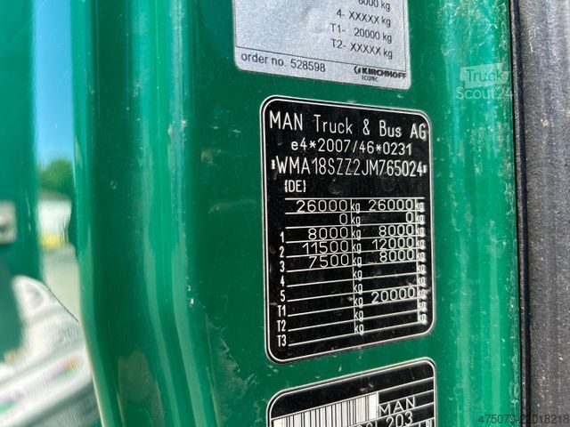 Camión de la basura MAN TGS 26.320 / Faun Variopress 524
